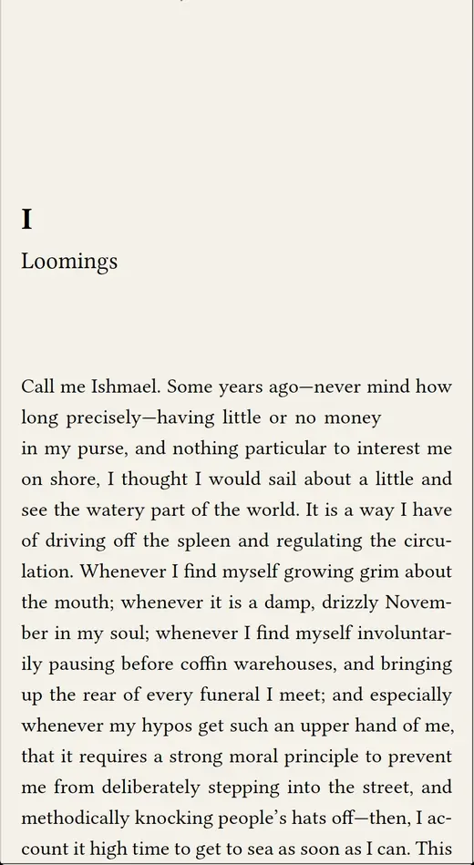 The same book open on a phone.